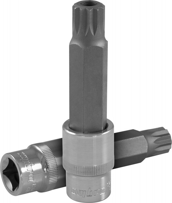 Насадка торцевая Ombra 1/2"DR с вставкой-битой TAMPERPROOF SPLINE, M16H, 100 мм 121716T
