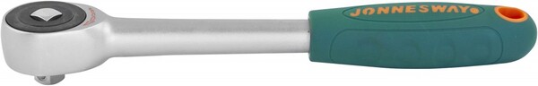 Рукоятка трещоточная Jonnesway ротационная со сквозным приводом 1/4"DR, 60 зубцов, 180 мм R6602 46297