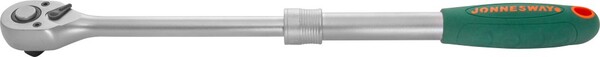 Рукоятка трещоточная Jonnesway телескопическая 1/2"DR, 72 зубца, 300-440 мм R5104 48666