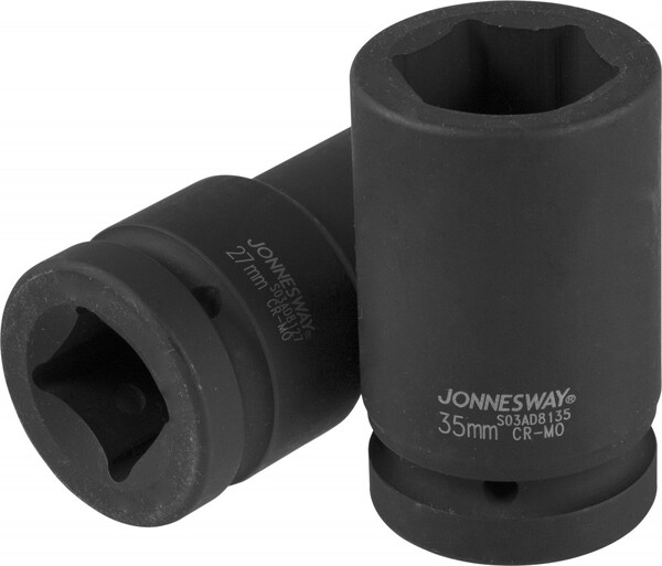 Головка торцевая ударная глубокая Jonnesway 1"DR 24мм S03AD8124