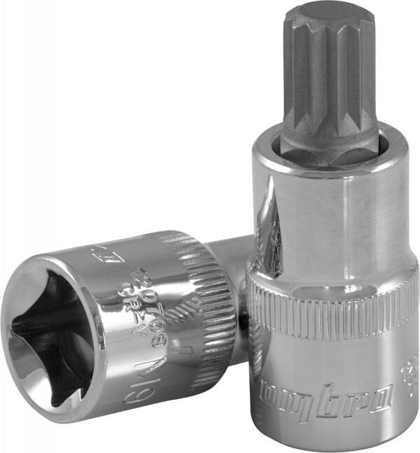 Насадка торцевая Ombra 1/2"DR с вставкой-битой SPLINE, M9 120709