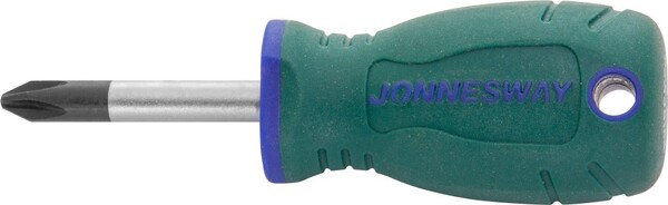 Отвертка стержневая крестовая ANTI-SLIP GRIP, PH JONNESWAY 2х38 мм D77P238