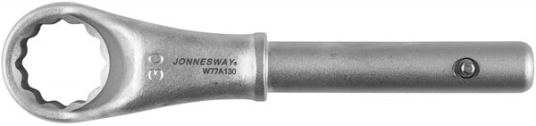 Ключ накидной усиленный Jonnesway 30 мм, d18.5/200 мм W77A130