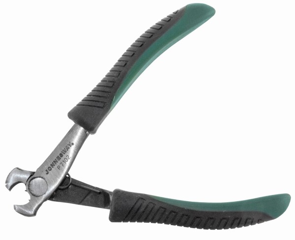 Кусачки торцевые с ПВХ рукоятками, мини, JONNESWAY 115 мм P7102