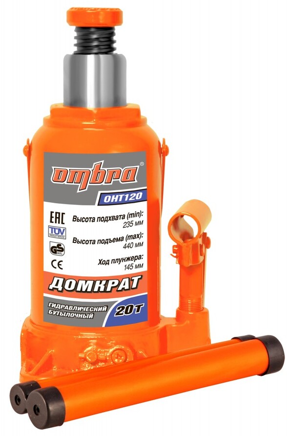 Домкрат гидравлический Ombra 20 т., 235-440 мм OHT120 55416