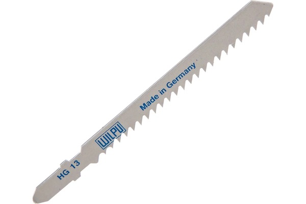 Пилки для лобзика по дереву и пластику WILPU 75*100*2,9мм (HG13) 5шт 0228000005