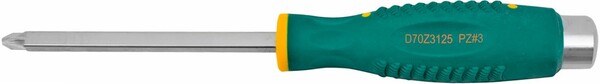 Отвертка стержневая POZIDRIV® , ударная, силовая под ключ, PZ JONNESWAY 3x125 D70Z3125