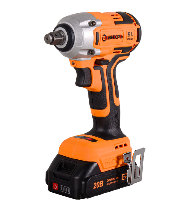 

Аккумуляторный гайковерт Вихрь АГ-300/20Li 72/24/4