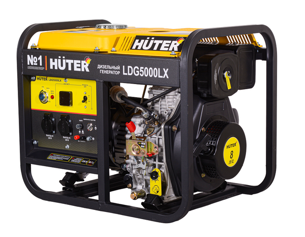 Электрогенератор дизельный LDG 5000LX Huter 64/2/7