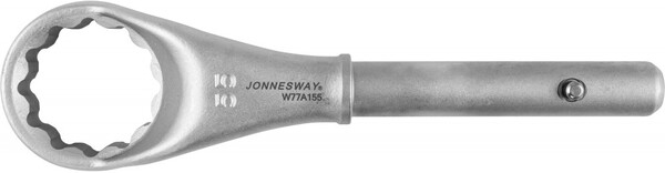 Ключ накидной усиленный Jonnesway 55 мм, d24.5/300 мм W77A155