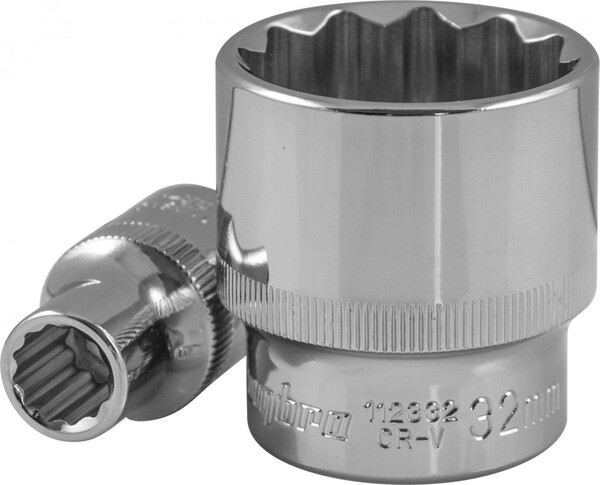 Головка торцевая Ombra 12-гранная 1/2"DR, 8 мм 112308