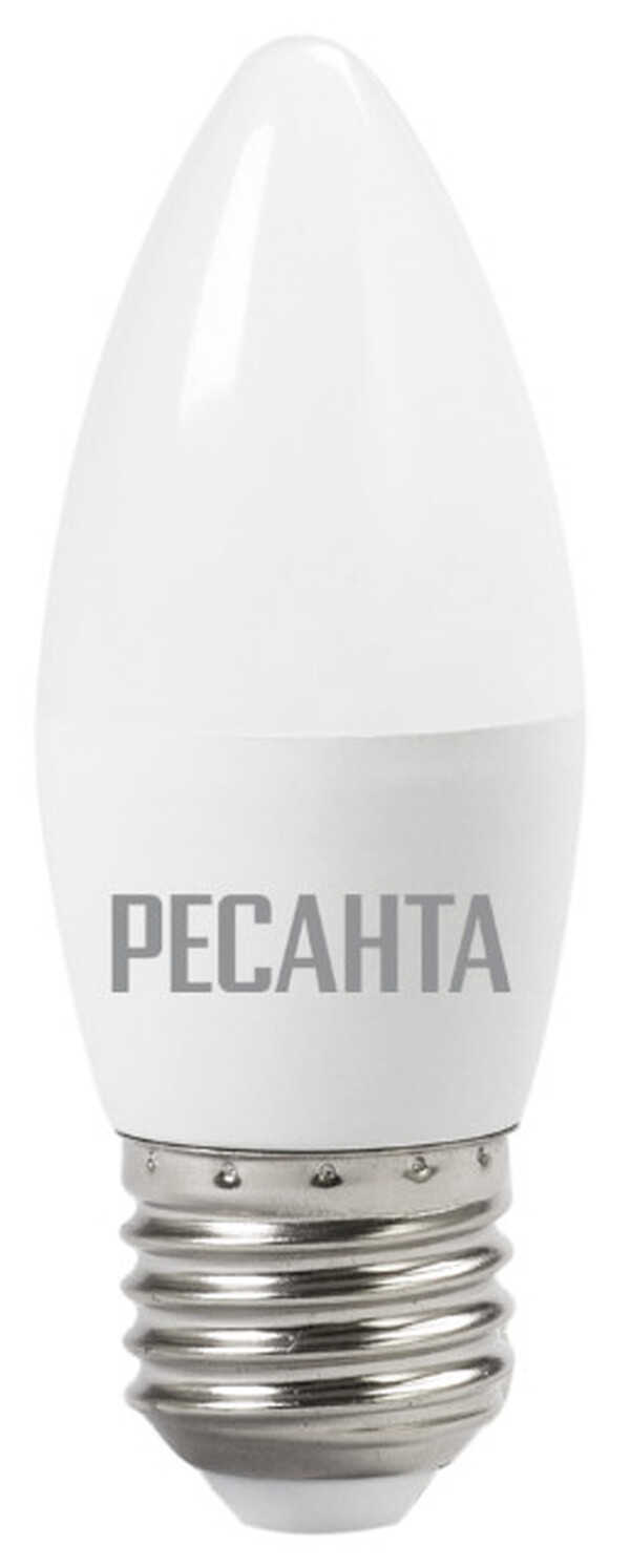 Лампа светодиодная Ресанта LL-R-C 37-6W-230-4K-E27 76/1/10