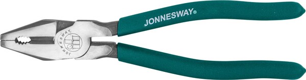 Пассатижи с увеличенными рычагами ПВХ рукоятками, JONNESWAY 180 мм P017