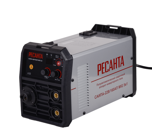 Сварочный полуавтомат инверторный Ресанта САИПА-22В/160АП MIG 5в1 65/219