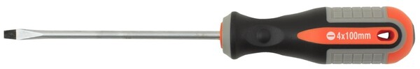 Отвертка стержневая шлицевая Ombra ROUND GRIP, SL4x100 мм 750410