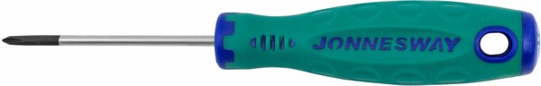 Отвертка стержневая крестовая ANTI-SLIP GRIP, PH JONNESWAY 0x60 мм D71P060