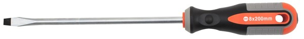 Отвертка стержневая шлицевая Ombra ROUND GRIP, SL8x200 мм 752820