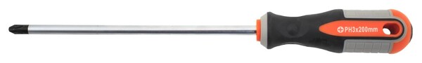 Отвертка стержневая крестовая Ombra ROUND GRIP, PH3x200 мм 751320