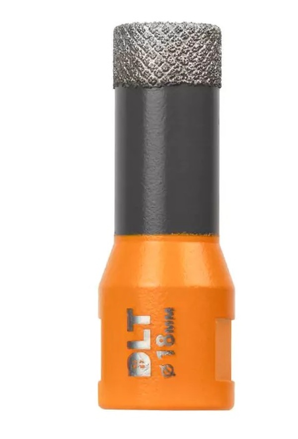 Коронка алмазная для ушм DLT TOP 18мм M14  для керамогранита  2094