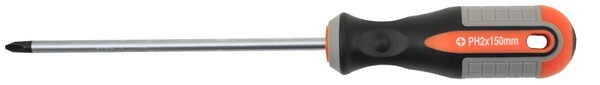 Отвертка стержневая крестовая Ombra ROUND GRIP, PH2x150 мм 751215
