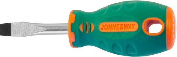 Отвертка стержневая шлицевая ANTI-SLIP GRIP, SL JONNESWAY 6.5х38 мм D71S638
