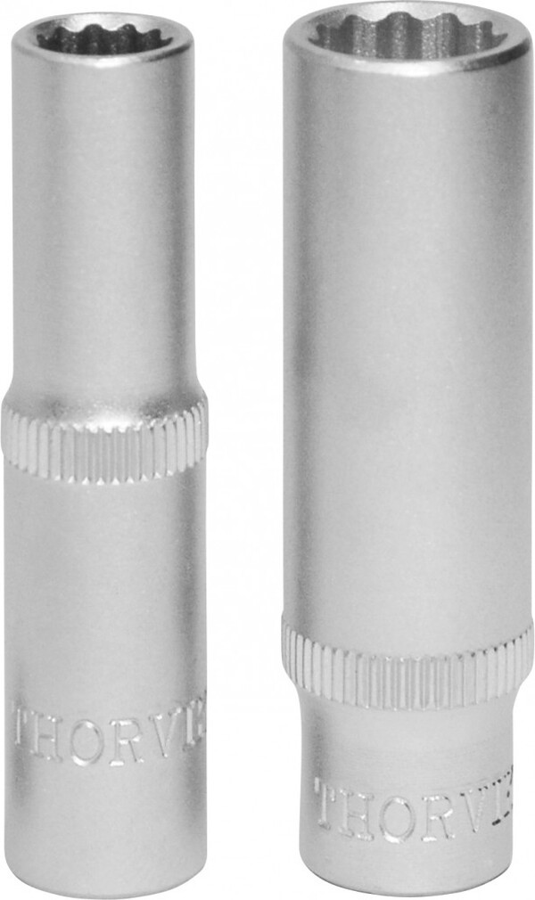 Головка торцевая глубокая Thorvik 12-гранная 1/4"DR, 11 мм FS31411