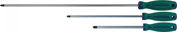 Отвертка стержневая крестовая ANTI-SLIP GRIP, PH JONNESWAY 2x200 мм D71P2200