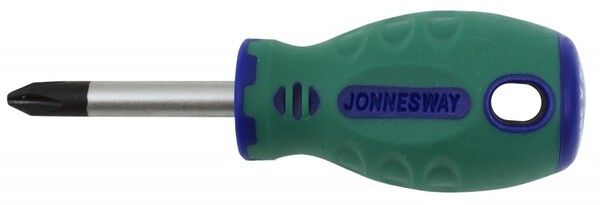 Отвертка стержневая крестовая ANTI-SLIP GRIP, PH JONNESWAY 2х38 мм D71P238