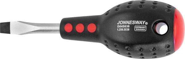Отвертка стержневая шлицевая FULL STAR, SL JONNESWAY 6.5х38 мм D04S638