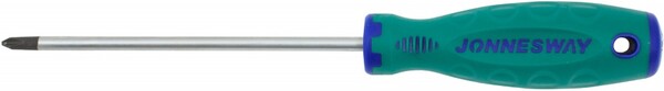 Отвертка стержневая крестовая ANTI-SLIP GRIP, PH JONNESWAY 2x150 мм D71P2150