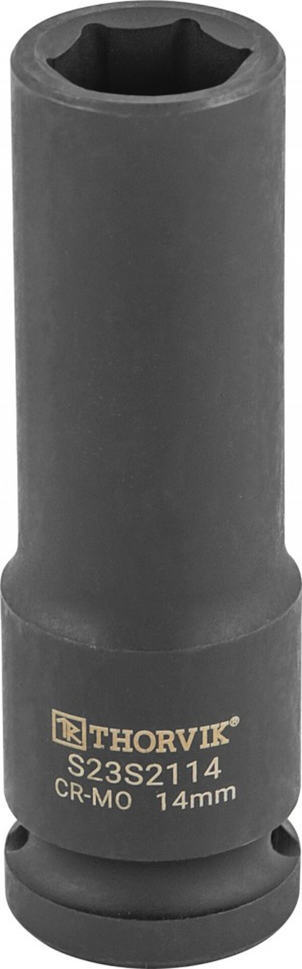 Головка торцевая ударная Thorvik глубокая 1/2"DR, 14 мм S23S2114