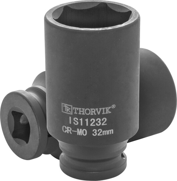 Головка торцевая ударная Thorvik глубокая 1/2"DR, 32 мм IS11232