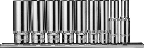 Набор головок торцевых глубоких Ombra 1/2"DR на держателе, внешний TORX®, E10-E24, 9 предметов 912709