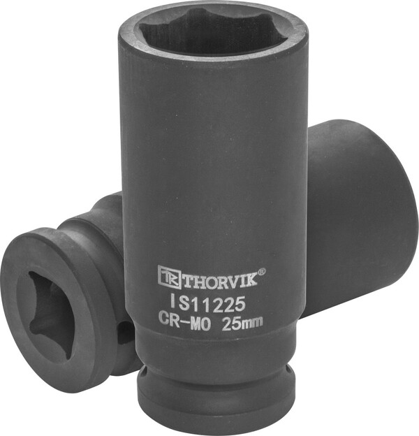 Головка торцевая ударная Thorvik глубокая 1/2"DR, 25 мм IS11225