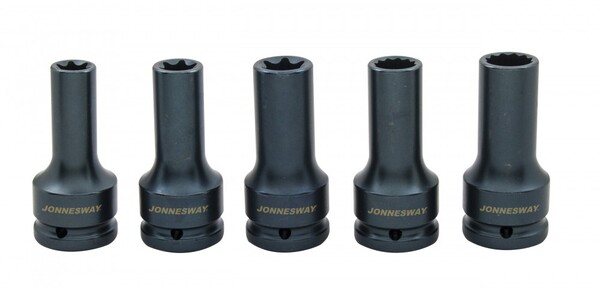 Набор головок торцевых Jonnesway 3/4"DR  E18/E20/E24/17мм/19 мм 12-гр.для болтов ГБЦ MAN AN040264 49636
