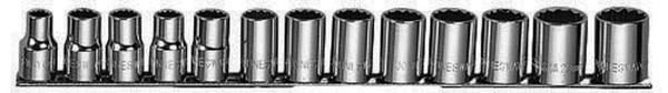 Набор головок торцевых Jonnesway 12-гранных MAXI-DRIVE 1/2"DR на держателе, 10-24 мм, 13 предметов S05H4113S