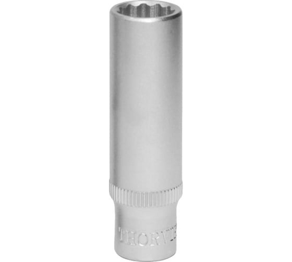 Головка торцевая глубокая Thorvik 12-гранная 1/4"DR, 6 мм FS31406
