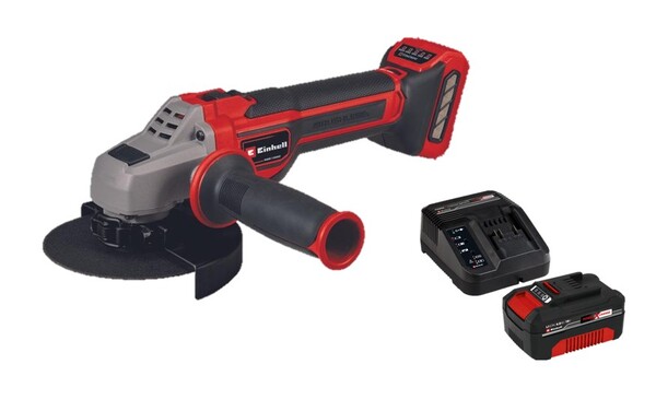 Аккумуляторная угловая шлифовальная машина Einhell TP-AG 18/125 CE Q Li З/У+1*4А/Ч 4431155-4