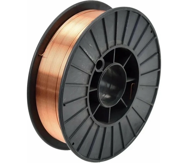 Проволока сварочная омедненная ПРОФЕССИОНАЛ ER 70S-6 d.0,8 D200 (5кг) 0502