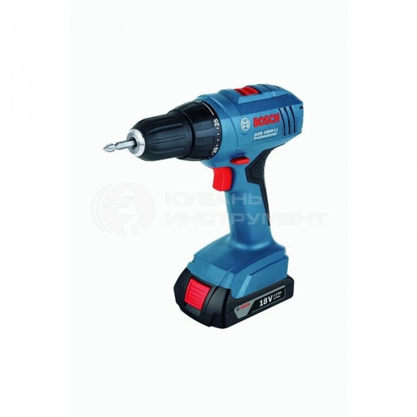 Аккумуляторная дрель-шуруповерт Bosch GSR 1800-Li 06019A8307