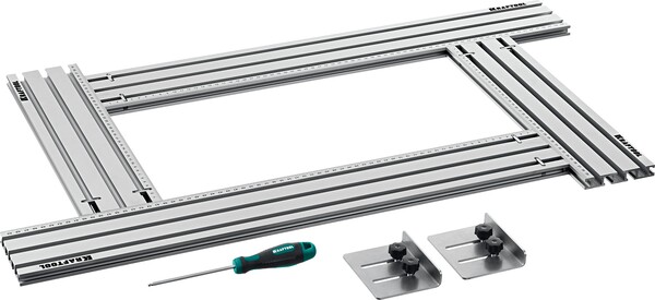Шаблон фрезерный в комплекте с 2 упорами KRAFTOOL KRAFTFLEX MFS-400-700мм 4шт 32808