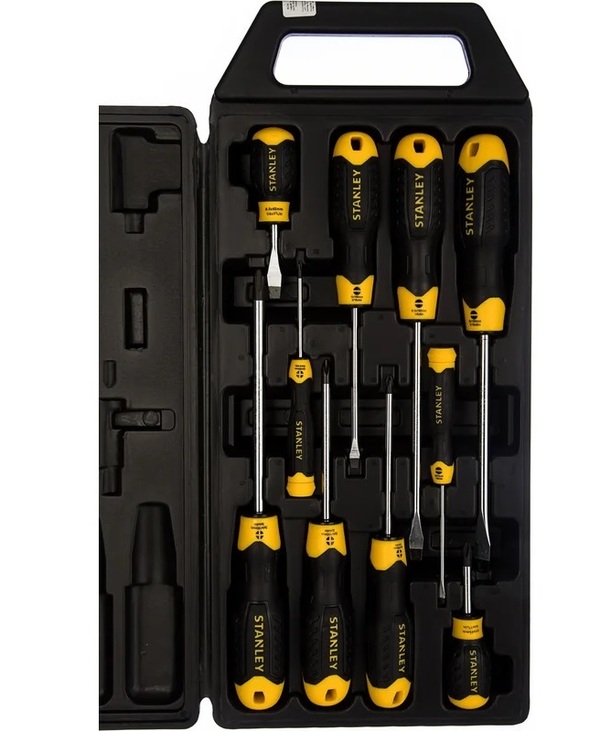 Набор отверток Stanley Cushion Grip 10шт 2-65-005