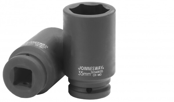 Головка торцевая ударная глубокая JONNESWAY 3/4"DR, 35 мм S03AD6135