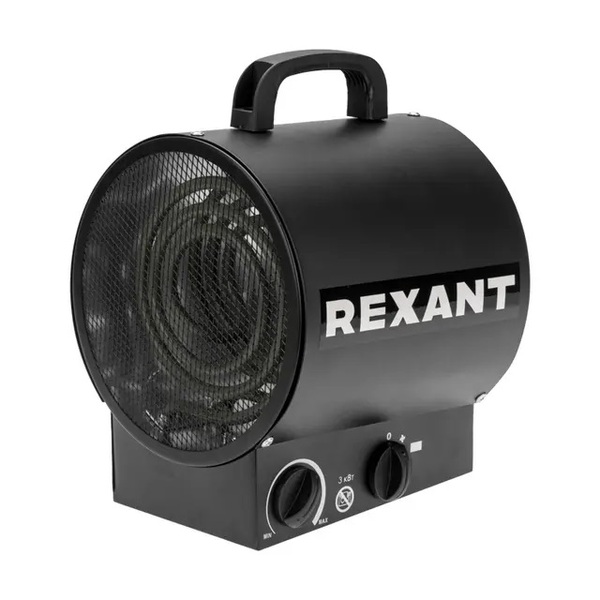 Тепловая пушка электрическая REXANT круглая ТЭН 3кВт 60-0037