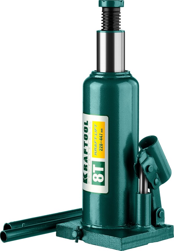 Домкрат гидравлический бутылочный Kraftool KRAFT-LIFT, 8т, 230-457мм  43462-8  43462-8_z01