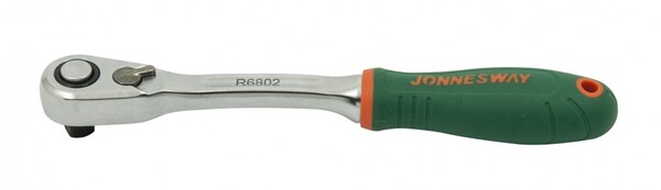 Рукоятка трещоточная Jonnesway 1/4"DR 60 зубцов 140мм 46030 R6802