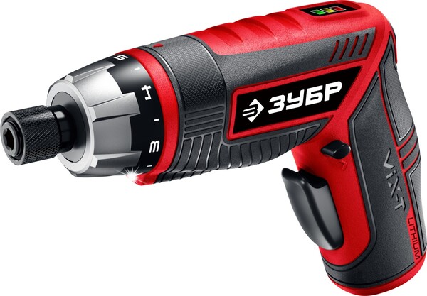 Аккумуляторная отвертка-трансформер Зубр кейс, 10бит ViX-T 3.6В  ЗО-ЕМ-3.6 Ли