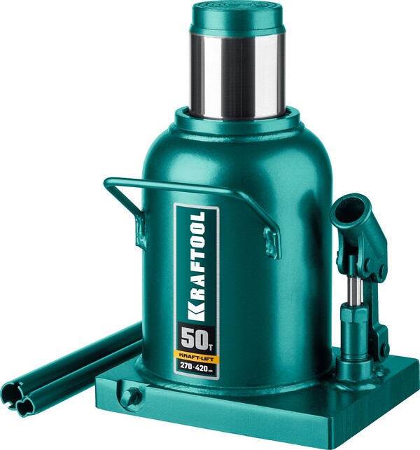 Домкрат гидравлический бутылочный Kraftool KRAFT-LIFT 50т, 270-420мм 43462-50_z01