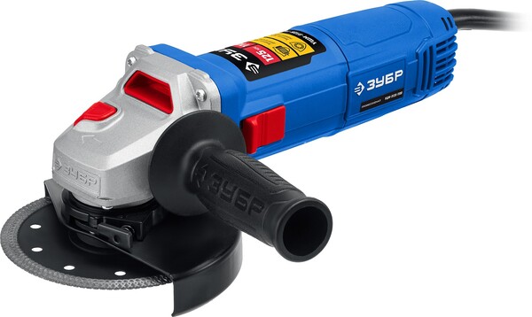 Угловая шлифмашина Зубр Профессионал 1100Вт d125мм УШМ-П125-1100