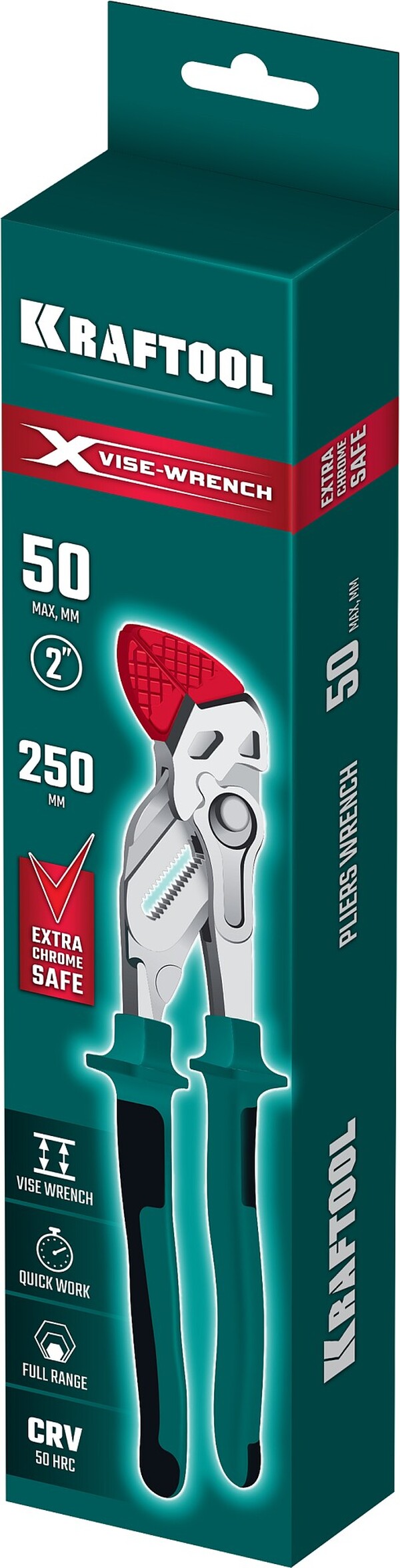 Клещи переставные-гаечный ключ Kraftool VISE-WRENCH X 250мм 22067